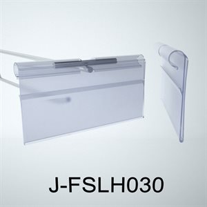 Flip Label Holder for Hook 1.25 x 2.5"Flip Label Holder for