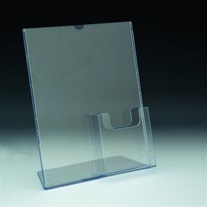 Combo Literature Holder and Brochure Pocket 8.5’’ x 11"