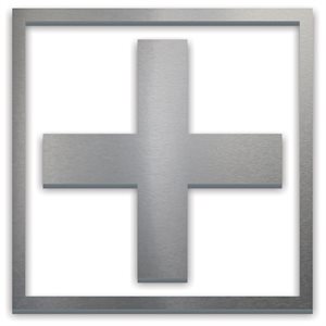 First Aid Pictogram 6.5’’ x 6.5" H