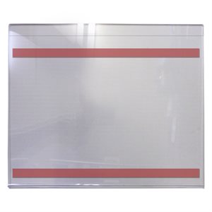 Horizontal Poster Holder 11 x 8.5" with Clear Band