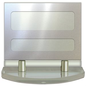 Desk Name Plate PN4 Aluminium Laminate 6.75 x 6.25"