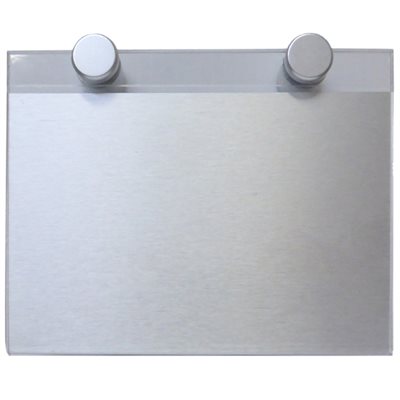 Wall Name Plate PN4 Aluminium 6 x 5"