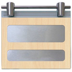 Wall Name Plate PN4 Maple Laminate 6 x 5.75"