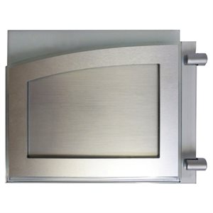 Wall name plate double-sided 9.75 x 7.75"